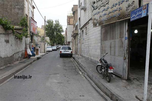 خیابان های مهم منطقه گلشن تهران