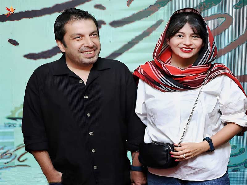 عباس جمشیدی فر و همسرش