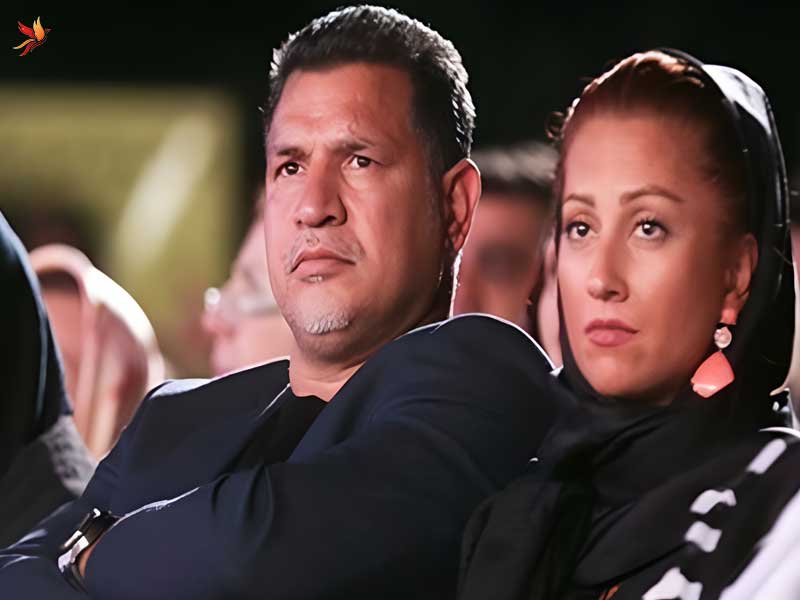 علی دایی و همسرش