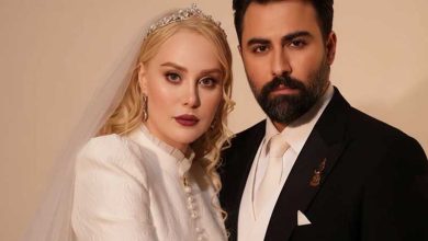 عکس ازدواج بابک انصاری با آرام جعفری