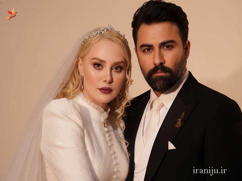 عکس ازدواج بابک انصاری با آرام جعفری