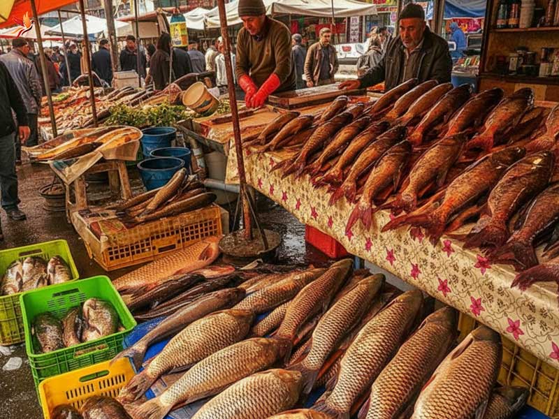 بازارهای محلی بندر انزلی
