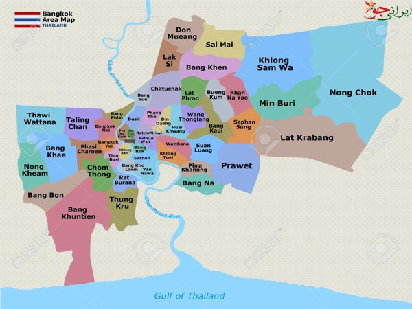 نقشه شهر بانکوک 