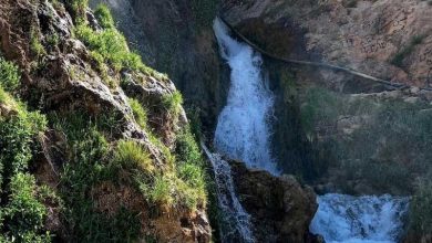 نمایی از چشمه کوهرنگ