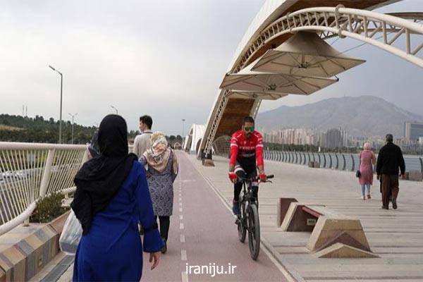 دوچرخه سواری دریاچه چیتگر