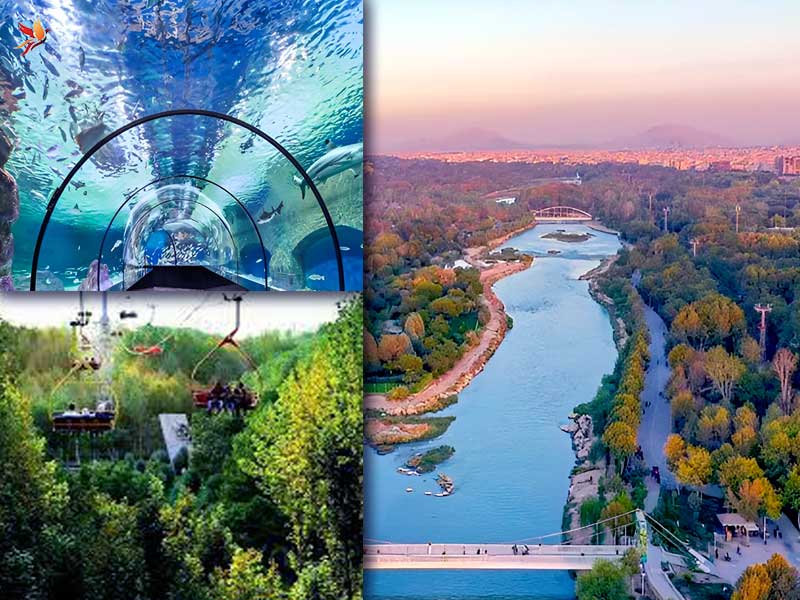 منطقه گردشگری و تفرجگاه طبیعی ناژوان اصفهان 