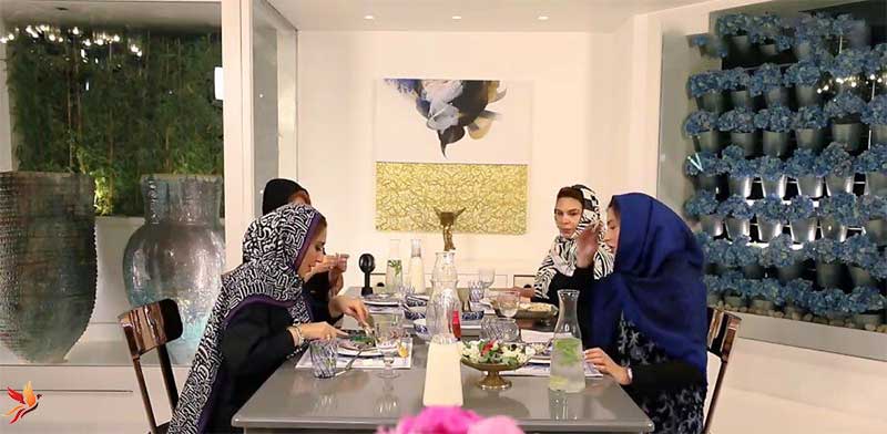 عکس از خانه فریبا نادری در زعفرانیه