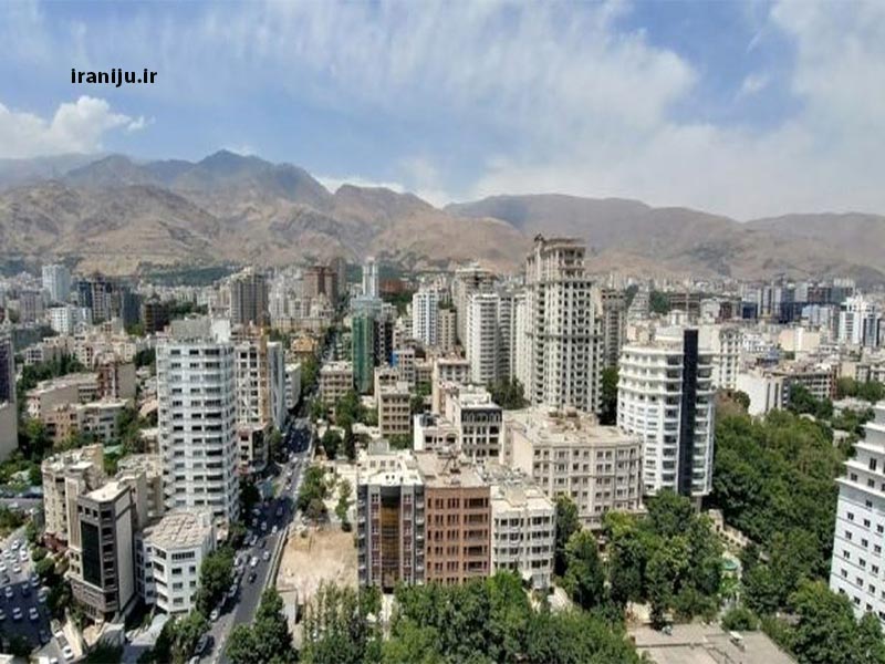 محدوده جغرافیایی فرمانیه در تهران