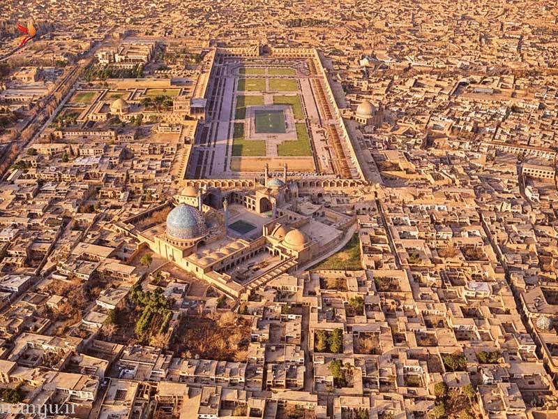تصویر هوایی از شهر اصفهان