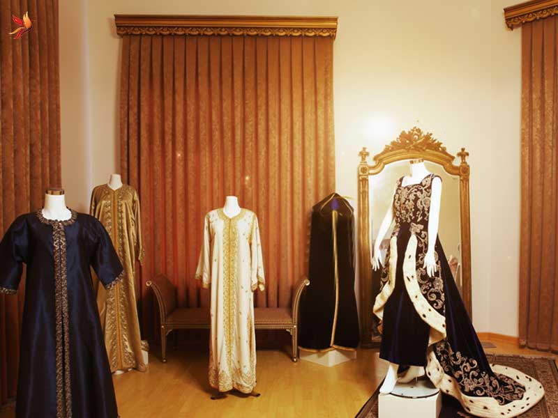 موزه پوشاک سلطنتی در کاخ شمس در موزه سعدآباد 