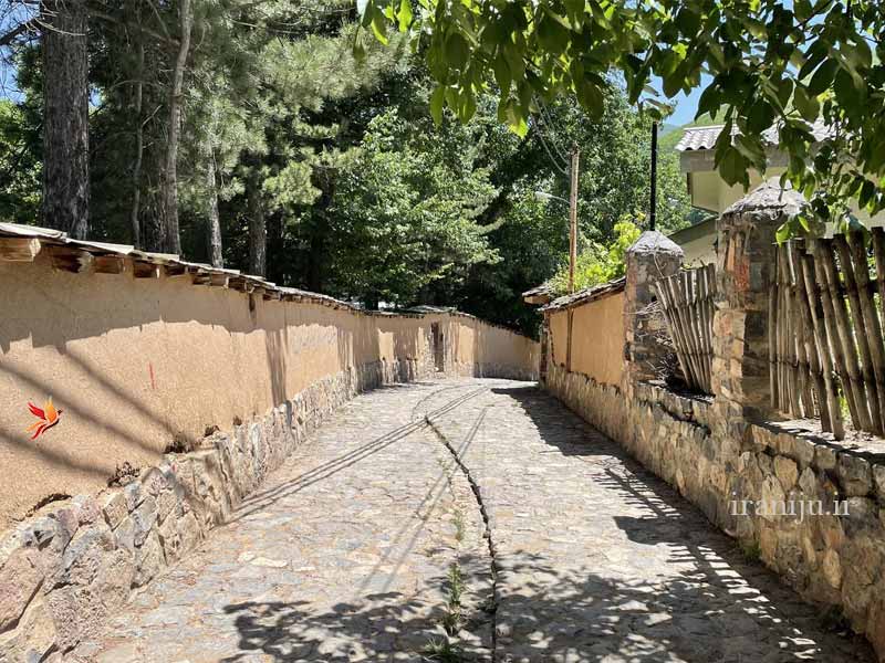 نمایی از کوچه های کندلوس مازندران