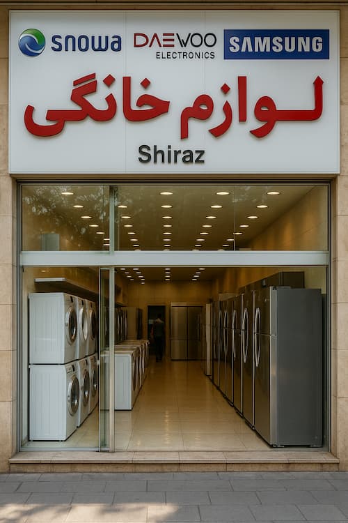 مرکز پخش و فروشگاه لوازم خانگی در شیراز