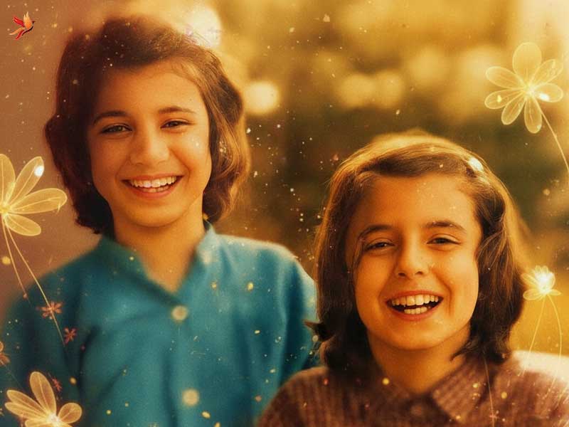 لیلا حاتمی در کنار لیلی رشیدی دوست دوران کودکیش