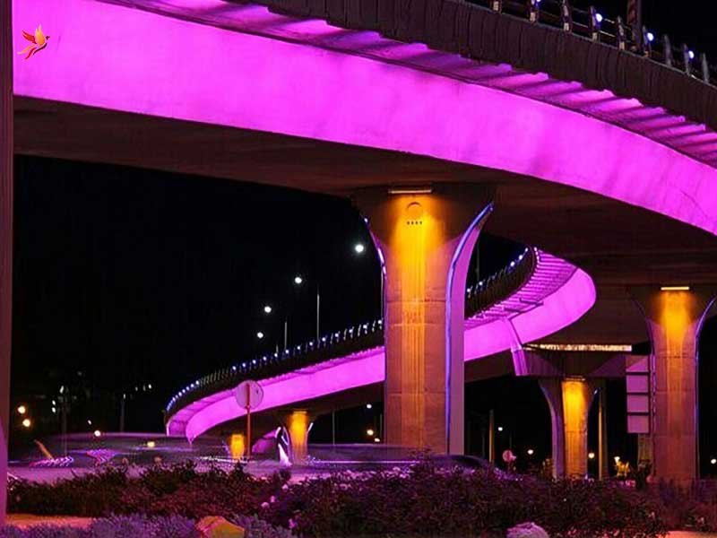 پل طبقاتی معالی آباد شیراز 