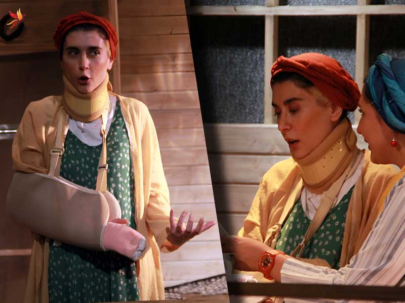 نقش آفرینی مژده دایی در تئاتر «روی موج یکشنبهها» به کارگردانی مازیار سیدی