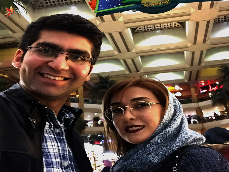 عکس مجتبی شکوری و همسرش