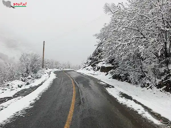 بارش برف در این استان