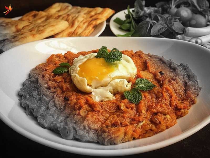 میرزا قاسمی غذای محلی شهر شمالی نور