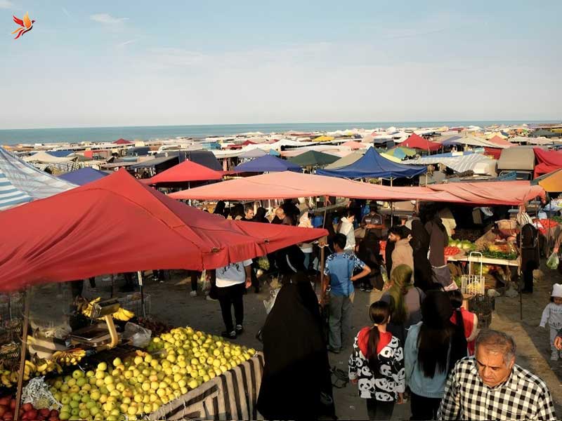 بازارهای محلی شهر نور در مازندران 