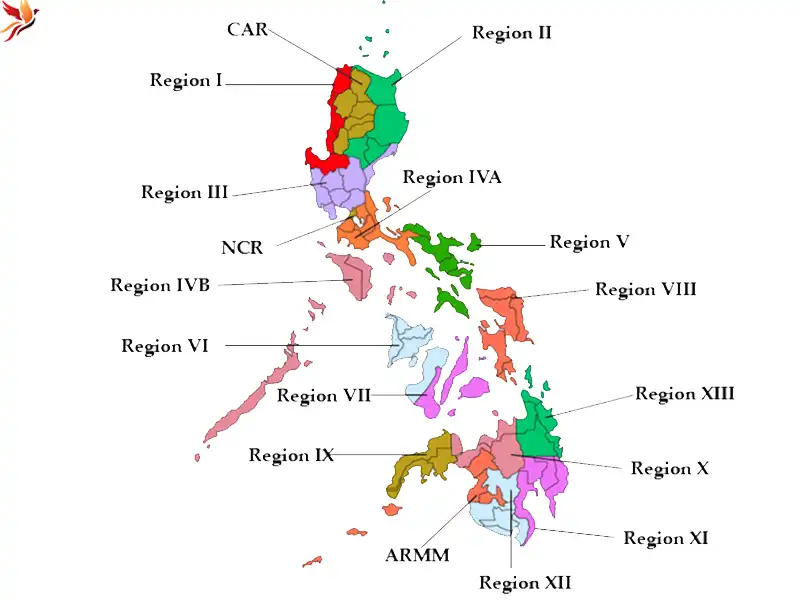 نقشه فیلیپین