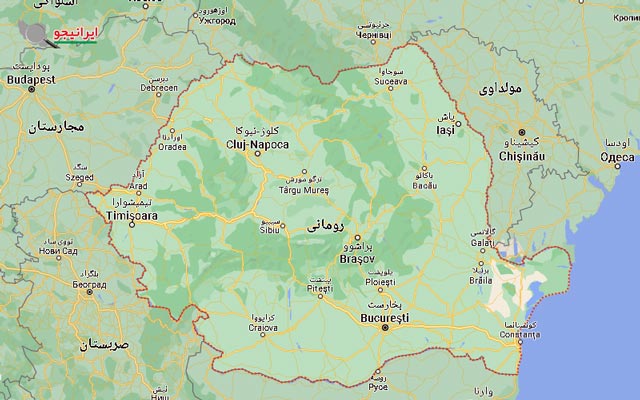 لوکیشن رومانی روی نقشه گوگل مپ