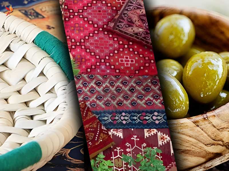 سوغات رودبار از زیتون تا حصیربافی و مفرش