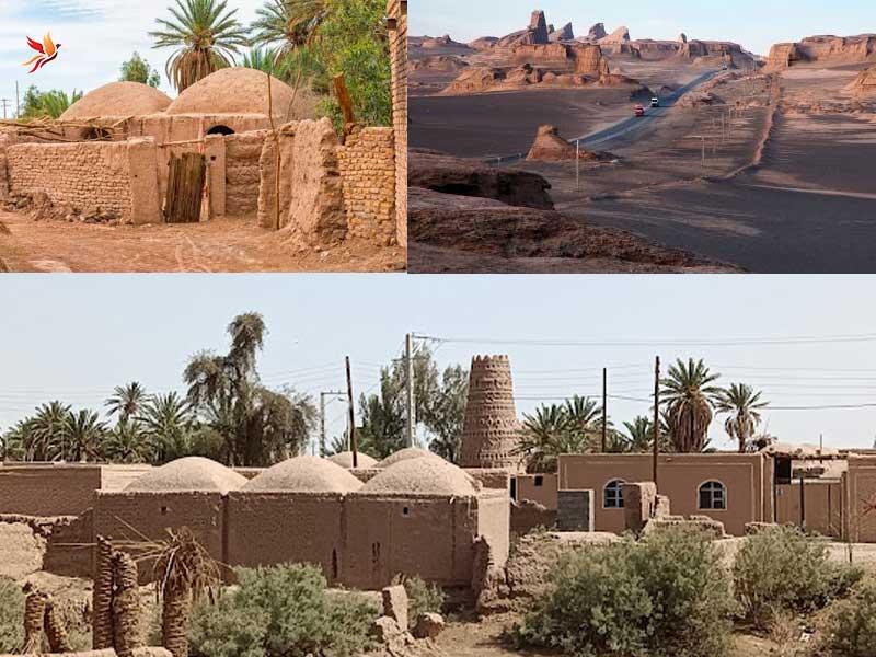 عکس روستای شفیع آباد در استان کرمان نزدیک شهداد