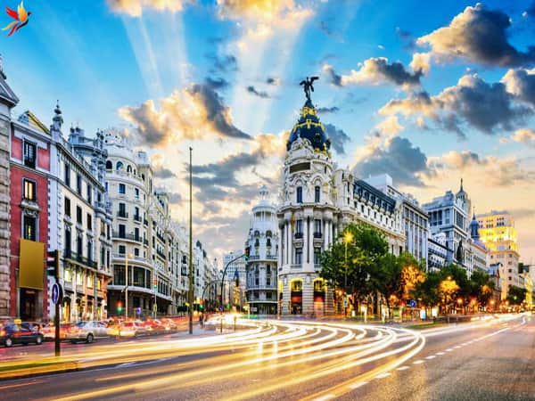شهر مادرید پایتخت کشور اسپانیا