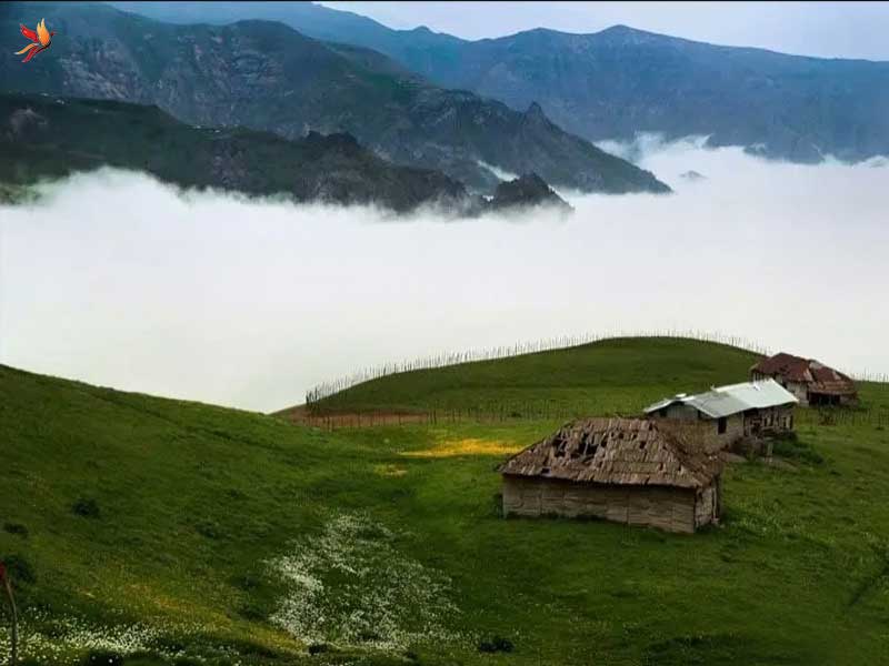 ییلاق سوباتان معروف به بهشت مه آلود تالش 
