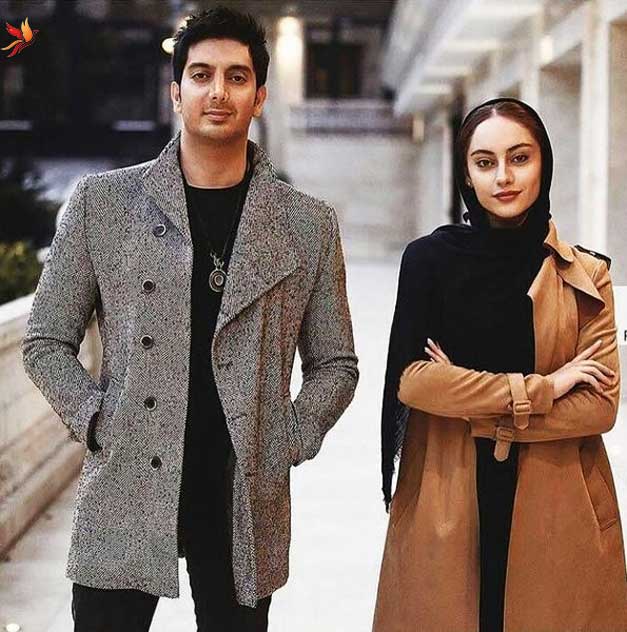 عکس ترلان پروانه در کنار فرزاد فرزین