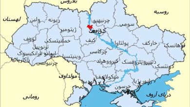 نقشه کشور اوکراین