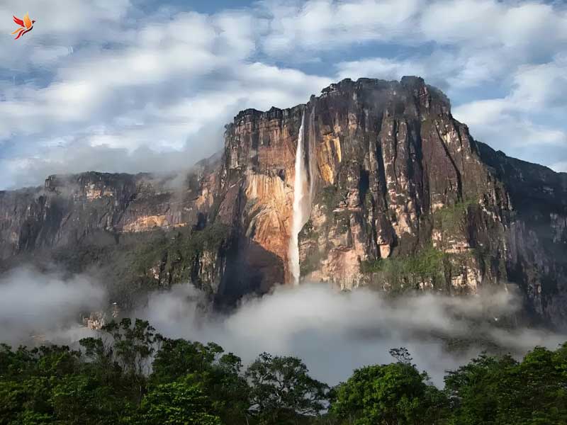 آبشار آنجل بزرگترین آبشار جهان در ونزوئلا